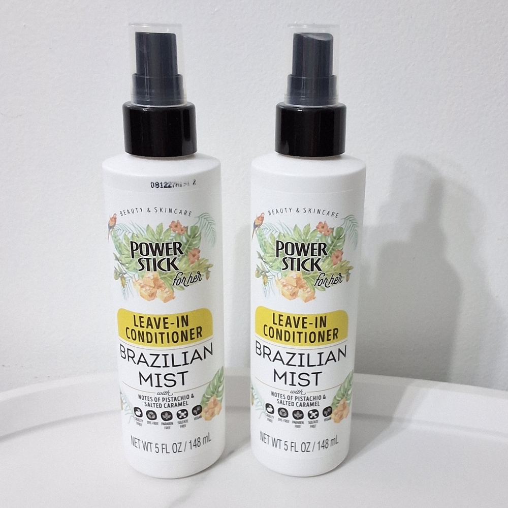 Power Stick For Her Brazilian Mist Leave In Conditioner, 5 FL OZ, Bundle of Two